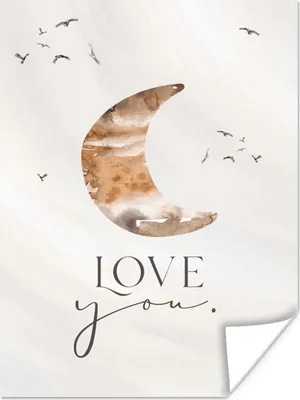 Produktbild von MuchoWow® Poster Zitate - Sprichwörter - Kinder - Liebe dich - Jungen - Mädchen - Kinder 90x120 cm - Wohnzimmer