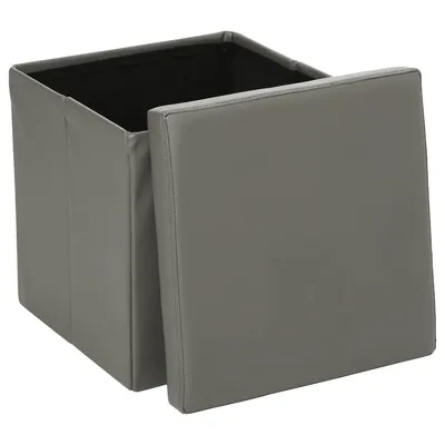 Produktbild von Grauer klapppouf  - Atmosphera créateur d'intérieur