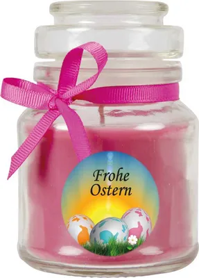 Obrázek produktu pro Vonná svíčka jako velikonoční dárek (vůně levandule), design: velikonoční vajíčka - svíčka jako velikonoční dekorace - 120 g. Vosk s dobou hoření cca 30 hodin