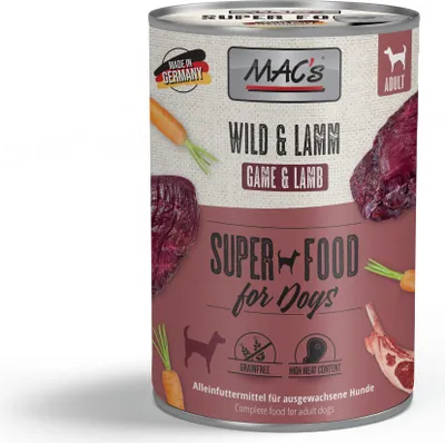 Image de MAC's Dog Wild & Lamb 400gx6