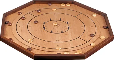 Produktbild von Philos Crokinole Holz Brettspiel für Kinder und Erwachsene