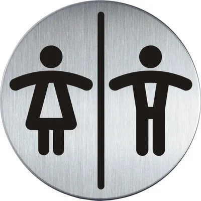 Image de Pictogramme WC Femmes / Hommes Paquet de 5 pièces
