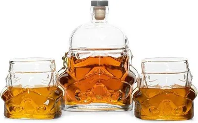 Image de Coffret carafe à whisky, verres à gin, bourbon et scotch, pour un anniversaire