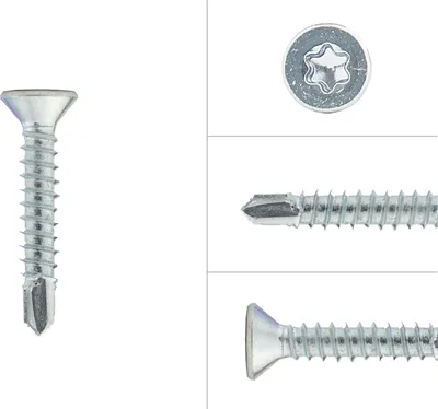 Produktbild von Bohrschrauben mit Bohrspitze Torx 4,2 x 25 mm verzinkt - 250 Stück