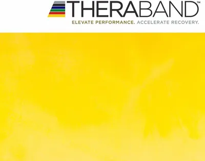 Produktbild von Thera-Band® 2,5m GELB Dünn Leicht Gymnastikband THERABAND