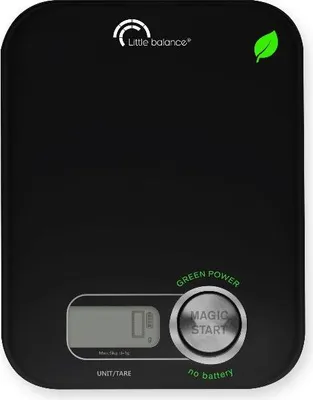 Image de Balance de cuisine électronique 5kg - 1g noire - Little Balance - 8197 - green power