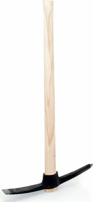 Produktbild von 2,5kg Spitzhacke Pickel Kreuzhacke Hacke Flachhacke 2500g mit Holzstiel