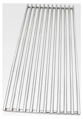 Produktbild von Grillrost aus Edelstahl - 19,6x43cm - geeignet für S-301 / S-318 - Ersatz-Grillgitter für Gasgrills