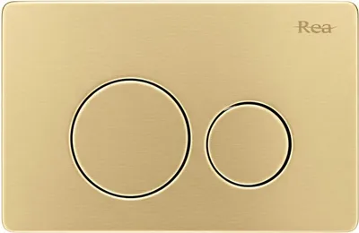 Zdjęcie produktu dla Przycisk Do Stelaża Podtynkowego Rea K011A-Q Brush Gold 3,5X24,5X16Cm