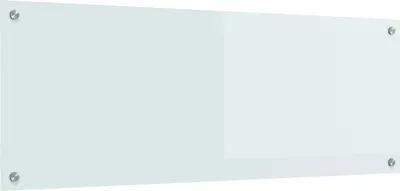 Obrázek produktu pro Kuchyňský obklad Bílá 110 x 40 cm tvrzené sklo