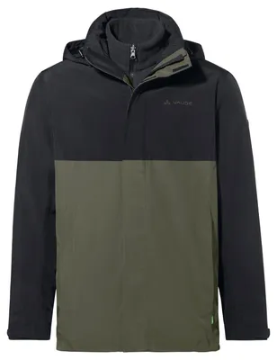 Produktbild von VAUDE 3-in-1 Jacke Herren Rosemoor II, wasserdicht, black/khaki, XL