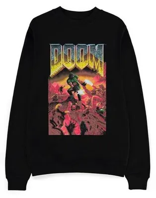 Produktbild von Doom Sweatshirt Herren Classic Boxart schwarz L