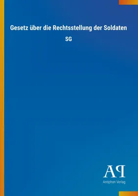 Produktbild von Gesetz über die Rechtsstellung der Soldaten