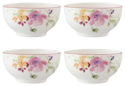 Produktbild von Villeroy & Boch Mariefleur Basic 4er Set Müslischale 750 ml Porzellan