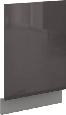 Produktbild von Frontblende Geschirrspüler integriert 45 cm Grau Hochglanz Küche Grey Bianca