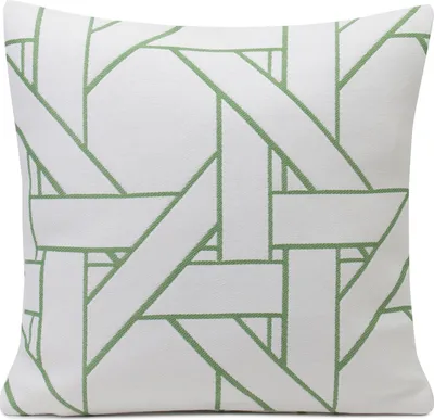 Produktbild von Gözze Outdoor-Kissenhülle Lombok 40 x 40 cm grün mit Reißverschluss