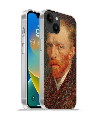 Produktbild von MuchoWow® Handyhülle Schutzhülle Hülle für Apple iPhone 14 Plus - Soft case Selbstporträt - Vincent van Gogh Silikon Softcase Handy Hülle - Abbildung