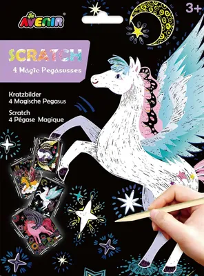 Produktbild von Rubbelbilder – 4 magische Pegasusse – Avenir