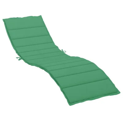 Image de vidaXL Coussin pour chaise longue Vert 200x60x3 cm Tissu Oxford