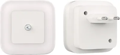 Image de B.K. Licht lot de 2 veilleuses LED avec détecteur de mouvement pour chambre d’enfant cuisine toilette entrée escalier couloir blanc froid
