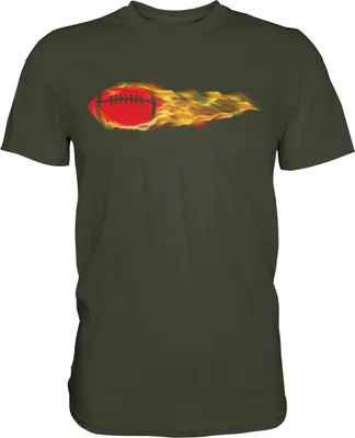 Produktbild von Brennender American Football T-Shirt – Urban Khaki / 3XL