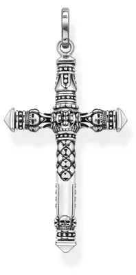 Produktbild von THOMAS SABO Anhänger Kreuz 925 Sterlingsilber, Geschwärzt