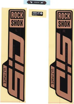 Produktbild von RockShox Gabel Decal-Kit SID Ultimate 27|29 Zoll 11.4018.105.040 matteCopper-...