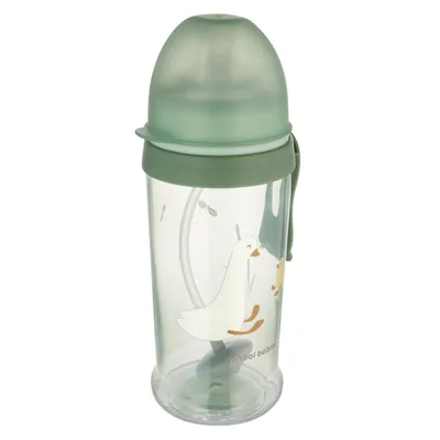Zdjęcie produktu dla Canpol babies Bidon niekapek z rurką i odważnikiem GOOSE 9 m+ 350 ml 56/510_gre