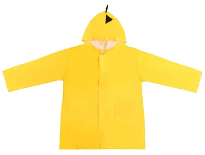 Imagen del producto de Chaqueta impermeable para niños de 5 a 8 años: poncho con capucha