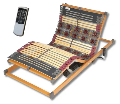 7-Zonen Lattenrost 120x200 cm elektrisch mit Funkfernbedienung