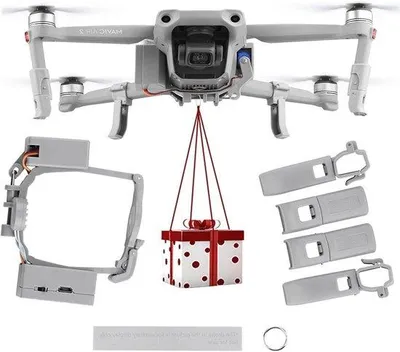 Immagine prodotto di Dispositivo di lancio per droni con sistema di atterraggio assistito per la pesca e i matrimoni - Adatto per DJI MAVIC AIR 2