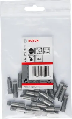 Produktbild von Schrauberbit Extra-Hart S 1,2 x 6,5, 25 mm, 25er-Pack