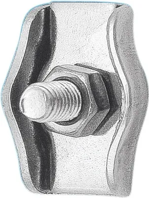 Produktbild von Oem Marine Edelstahl Simplex-seilklemme Silber 3 mm Silber 3 mm
