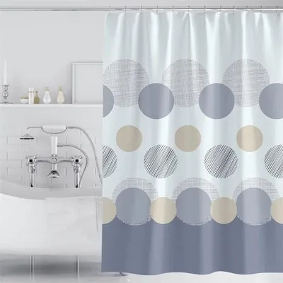 Zdjęcie produktu dla Bardzo duży zasłona prysznicowa, 300 x 200 cm. Wodoodporna i odporna na pleśń