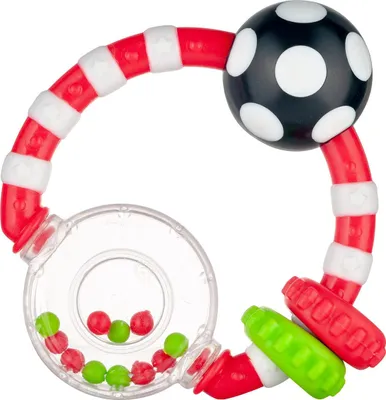 Produktbild von Canpol Babies Kontrastperlenrassel BPA-frei