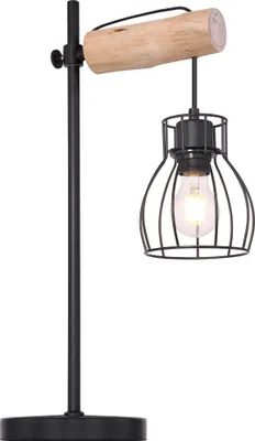 Obrázok produktu pre GLOBO 15326TN, Kov, Drevo, IP20, II, E27, 40 W, LED