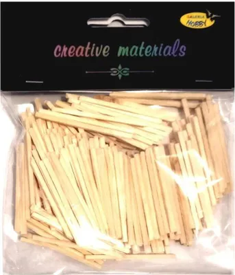 Image de Allumettes naturelles 5 cm, 27 g, environ 250 pièces - Galeria Hobby