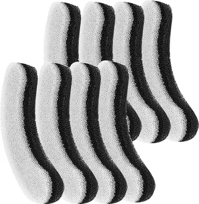 Produktbild von 8pcs Filter fue r 61OZ / 1,8L Transparente Katzenbrunnenfilter Trinkbrunnen Aktivkohlefilter Ersatzfilter fue r Katzenbrunnen