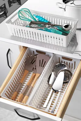 Immagine prodotto di Hermia Concept, CKBORG-3, set di organizer per cassetti (3 pezzi), bianco, 100% PLASTICA, 34 x 14 x 9 cm