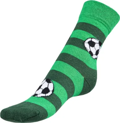 Produktbild von Kindersocken Fußball - 25-29 - Grün