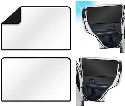 Produktbild von Famanu Auto-Sonnenschutz – 2 Stück Auto-Seitenscheiben Sonnenschutz für Kinder, Erwachsene und Haustiere