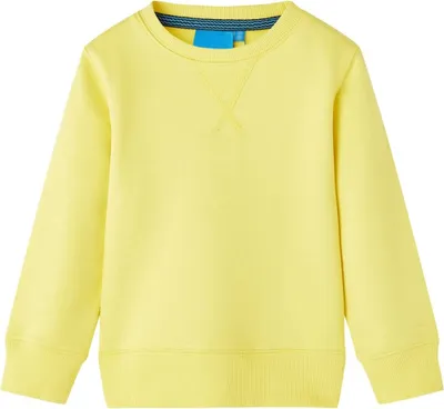 Produktbild von Kinder-Sweatshirt Hellgelb 116