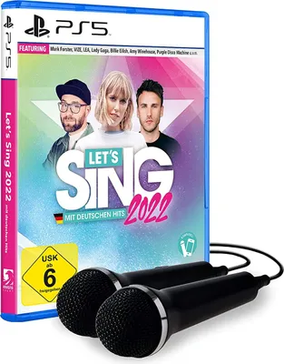 Produktbild von Let's Sing 2022 mit deutschen Hits [+ 2 Mics] (PlayStation PS5)