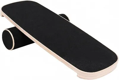 Imagen del producto de Tabla de equilibrio profesional | Superficie antideslizante, tabla oscilante con rodillo, diseño compacto, tabla de equilibrio, para entrenamiento en casa, ideal para amantes del fitness