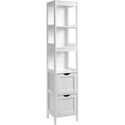 Obrázek produktu pro koupelnová skříňka – koupelnová komoda – stojací – vysoká skříňka – 30 x 30 x 141 cm