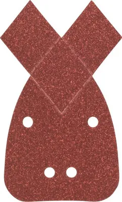 Produktbild von Schleifblatt-Set für Multischleifer, 25-teilig, 4 Löcher, 170x98x20 mm, 80 - 180