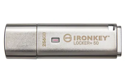 Produktbild von USB-Stick 256GB Kingston IronKey Encryption retail