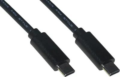Obrázok produktu pre Link Accessori LKCC21 USB kábel 1 m USB 3.2 Gen 2 (3.1 Gen 2) USB C Black