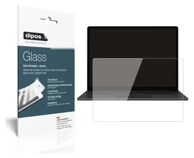 Produktbild von 2x Schutzfolie für Microsoft Surface 4 13.5 Zoll - Anti-Shock 9H Folie dipos Glass Kunststoffglas