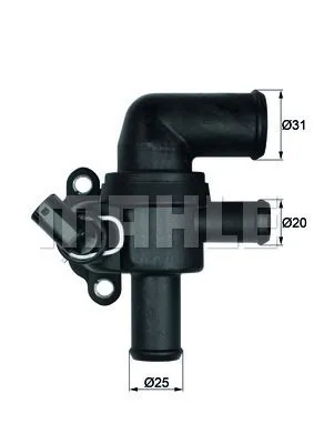 Image de Thermostat + joint MAHLE ORIGINAL